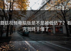 蘑菇视频电脑版是不是被低估了？看完我终于懂了
