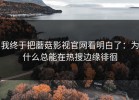我终于把蘑菇影视官网看明白了：为什么总能在热搜边缘徘徊