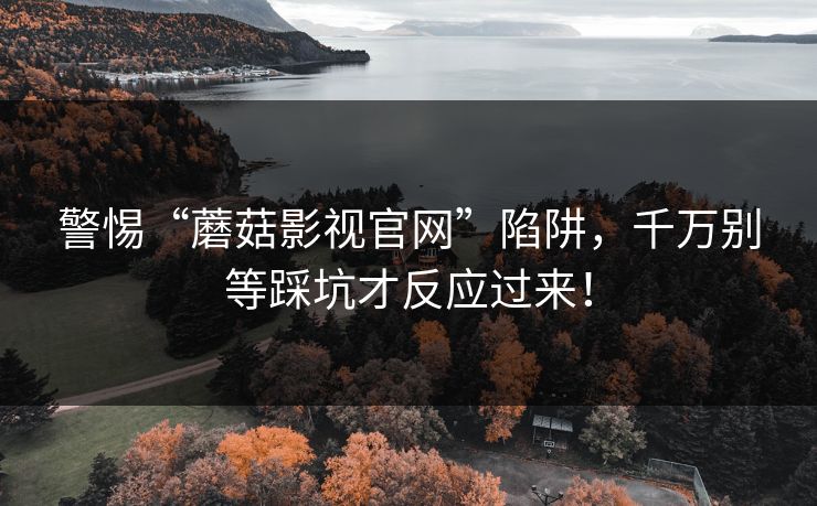 警惕“蘑菇影视官网”陷阱,千万别等踩坑才反应过来! 警惕“蘑菇影视官网”陷阱,千万别等踩坑才反应过来!